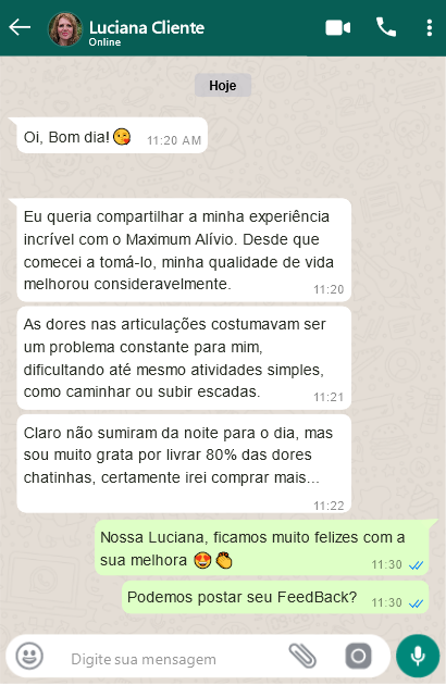 Depoimento Cliente Artrozen 1